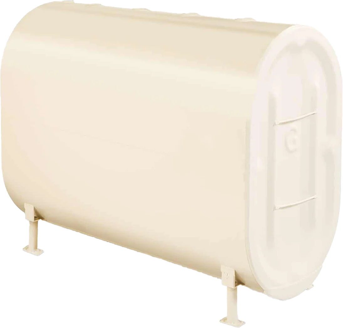 Granby Standard oil tank with strong welded lap joints